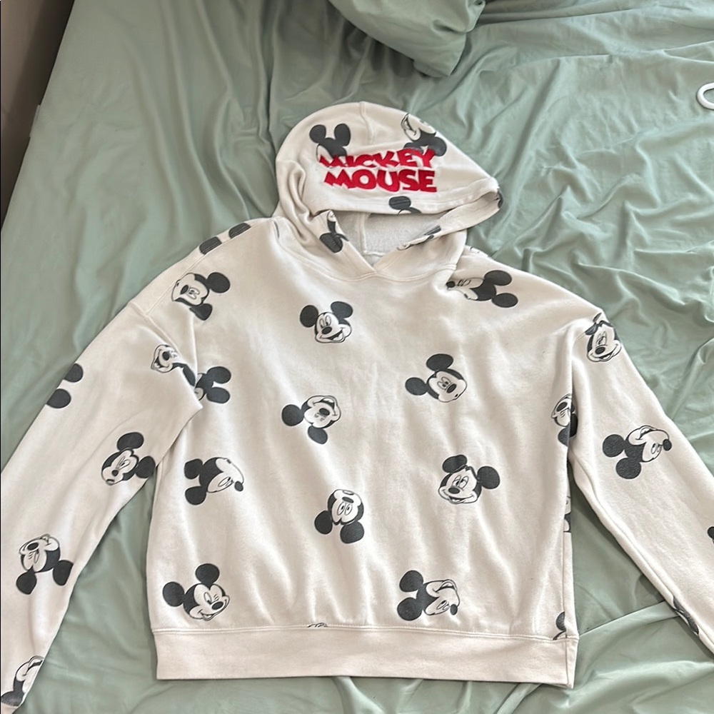 Disney Black and White Mickey Mouse Sweater